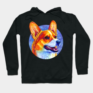 Mischief Maker Colorful Pembroke Welsh Corgi Dog Hoodie